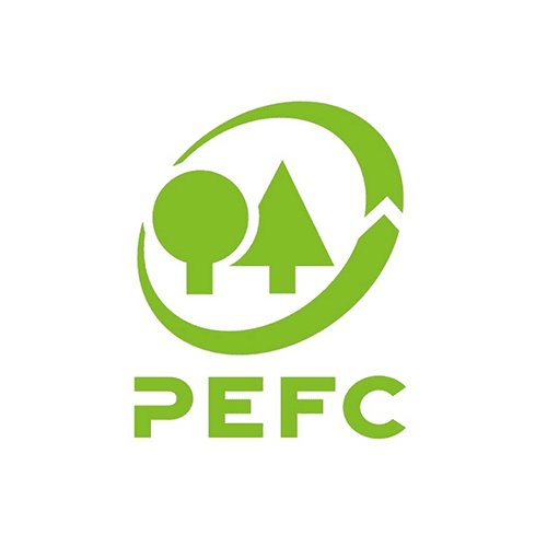 PEFC logo pour la gestion durable des forêts.