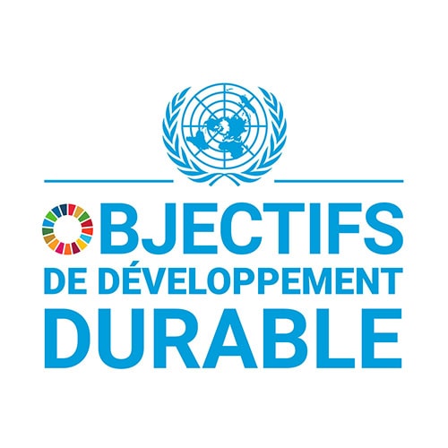 Logo des Objectifs de Développement Durable de l'ONU, symbole mondial.